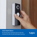 [D235] TP-Link - Timbre Inteligente IP66 con Visión 5MP Mejorada y Alimentación por Batería o Cable [Tapo]