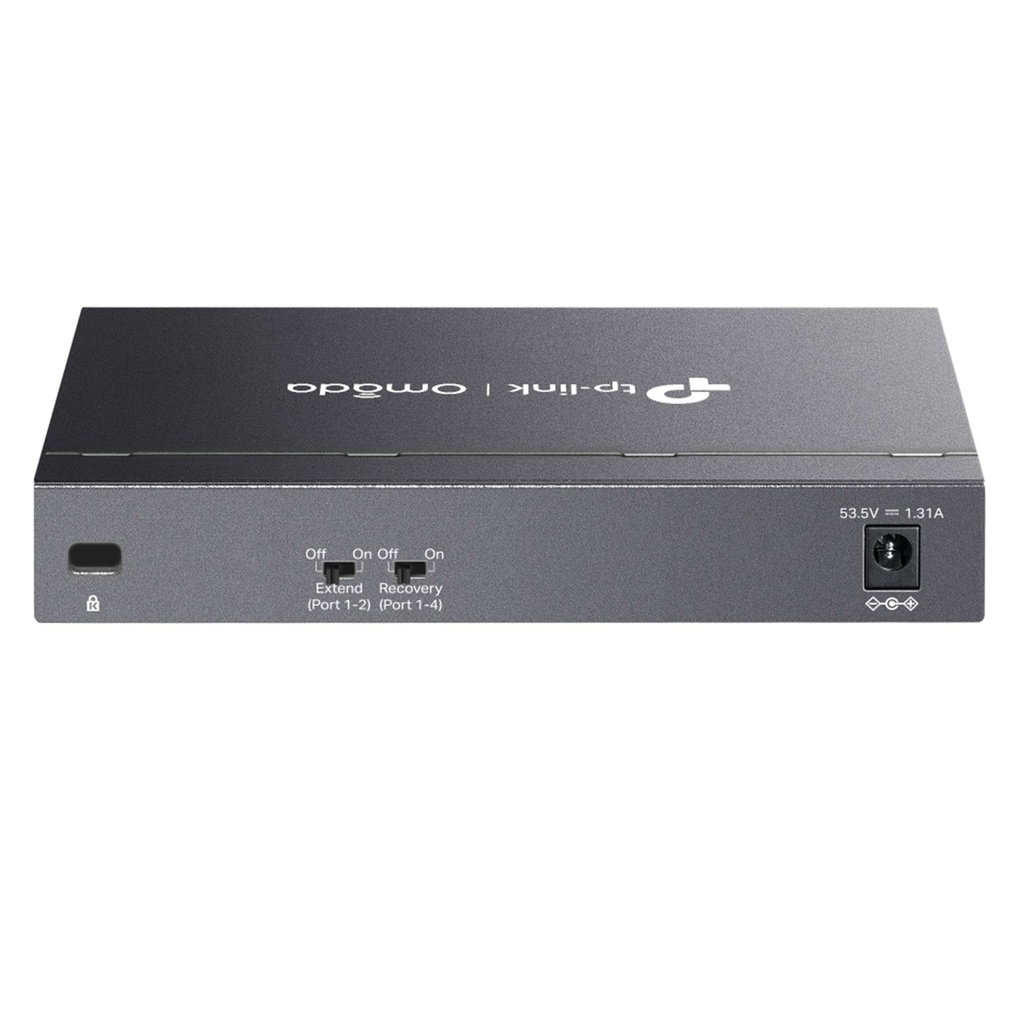[DS106GPP] TP-Link - Switch de Escritorio No Gestionado Gigabit de 6 Puertos con 3 Puertos PoE+ y 1 Puerto PoE++ [Omada]