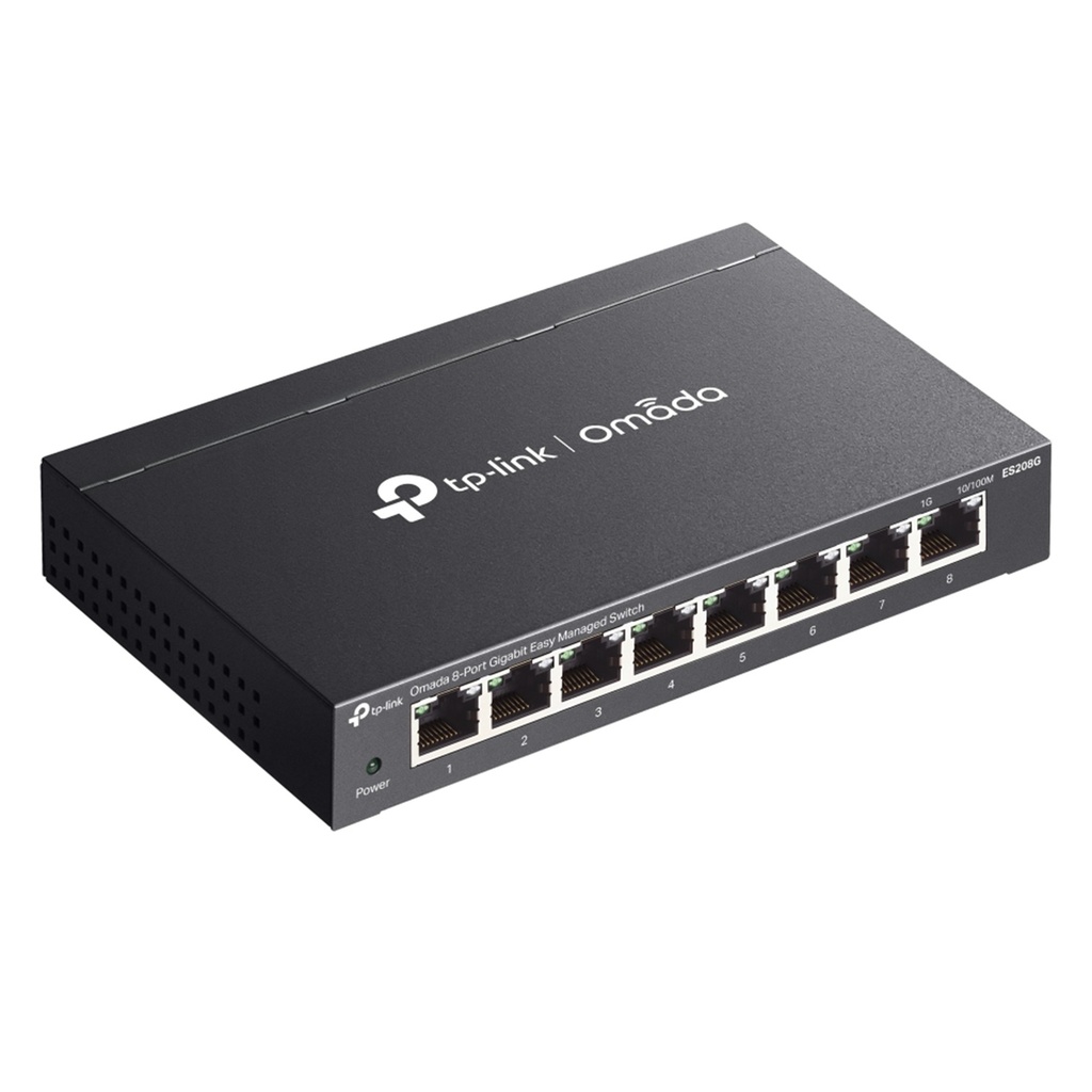 [IES208G] TP-Link - Switch Gestionable Industrial Gigabit 8 Puertos Gigabit (6 x RJ45 2 x  Combo RJ45/SFP) [Omada]