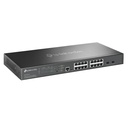 [SG3218XP-M2] TP-Link - Switch L2+ de 16 Puertos a 2.5G y 2 SFP+ a 10G con 8 PoE+ 240W de Alimentación PoE [Omada]