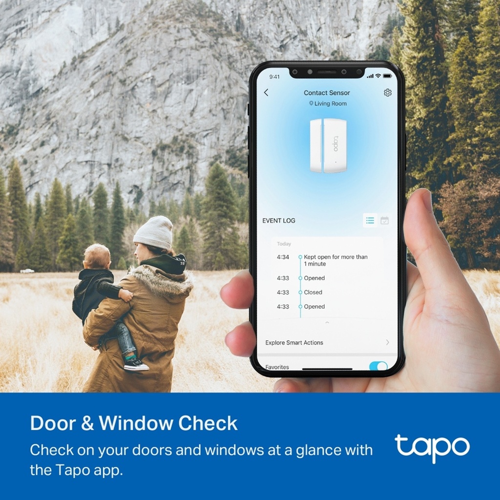 [T110] TP-Link - Sensor de Contacto Inteligente para Puerta y Ventana [Tapo]
