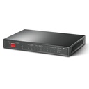 [TL-SG1210MP] TP-Link - Switch de Escritorio Gigabit de 10 Puertos con PoE + de 8 Puertos (9 puertos RJ45 gigabit y 1 puerto combo SFP / RJ45 gigabit)