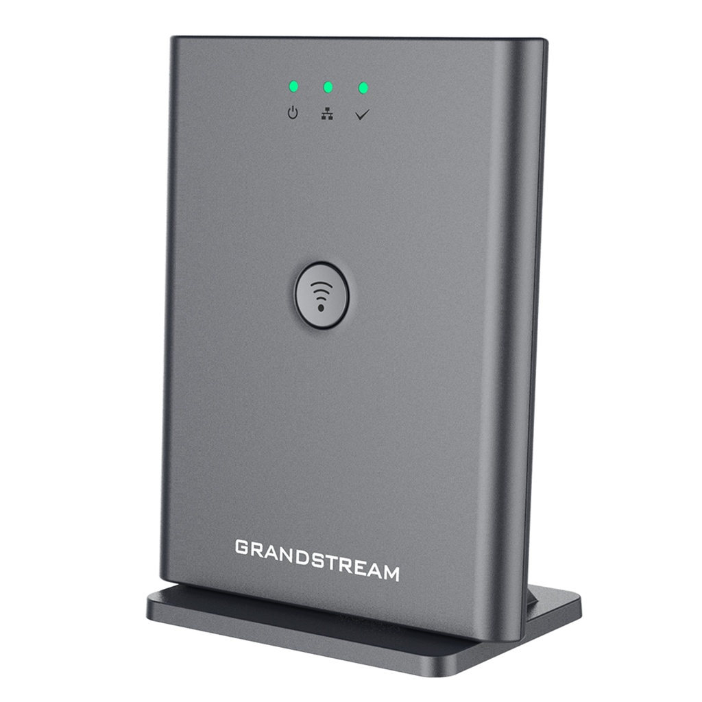 [DP752] Grandstream - Teléfono IP DECT Base estación base DECT de largo alcance hasta 10 cuentas SIP por sistema se empareja con hasta 5 auriculares DECT alcance interior 50 metros hasta 400 metros en exteriores