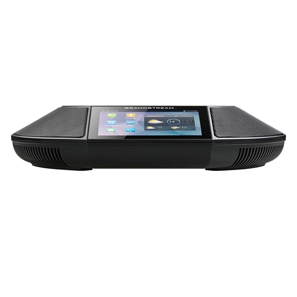 [GAC2500] Grandstream - Teléfono de Audioconferencia IP 6 líneas 6 cuentas SIP conferencia de 7 vías con puente integrado pantalla táctil capacitiva de 4.3 pulgadas 800x480 Android 4.4 puerto Gigabit autosensible con PoE Wi-Fi y Bluetooth integrados