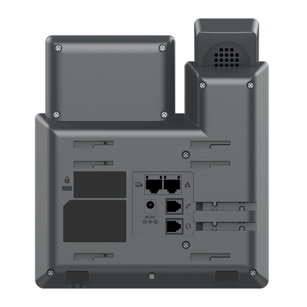 [GRP2601P] Grandstream - Teléfono IP 2 líneas 2 cuentas SIP pantalla LCD 2.4 pulgadas 132x48 PoE integrado dos puertos 10/100 Mbps soporte EHS