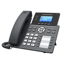 [GRP2604P] Grandstream - Teléfono IP 6 cuentas SIP pantalla LCD retroiluminada 2.7 pulgadas 132x64 PoE integrado dos puertos Gigabit 10/100/1000 Mbps