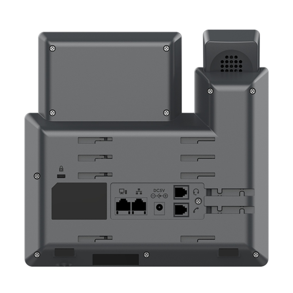 [GRP2604P] Grandstream - Teléfono IP 6 cuentas SIP pantalla LCD retroiluminada 2.7 pulgadas 132x64 PoE integrado dos puertos Gigabit 10/100/1000 Mbps