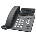 [GRP2613W] Grandstream - Teléfono IP Wi-Fi 6 líneas 6 cuentas SIP 6 teclas multipropósito pantalla LCD color 2.8 pulgadas 320x240 24 teclas BLF Wi-Fi 6 doble banda Bluetooth PoE integrado dos puertos Gigabit