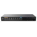 [GWN7003] Grandstream - Router Empresarial 9 puertos Gigabit Ethernet y 2 puertos SFP de 2.5 Gigabit todos configurables como WAN/LAN 2 puertos con salida PoE enrutamiento NAT de 2.2Gbps IPsec VPN de 530Mbps hasta 100 túneles concurrentes