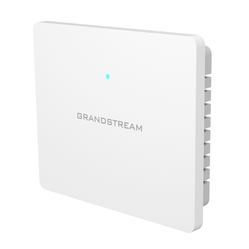 [GWN7603] Grandstream - Punto de Acceso Wi-Fi 5 802.11a/b/g/n/ac Wave-2 rendimiento agregado de 1.27Gbps 2.4GHz 300Mbps 2x2:2 MU-MIMO 5GHz 867Mbps 2x2:2 MU-MIMO más de 100 clientes cobertura hasta 100 metros 4 puertos Gigabit uno con PoE/PoE+ y 2 con PSE