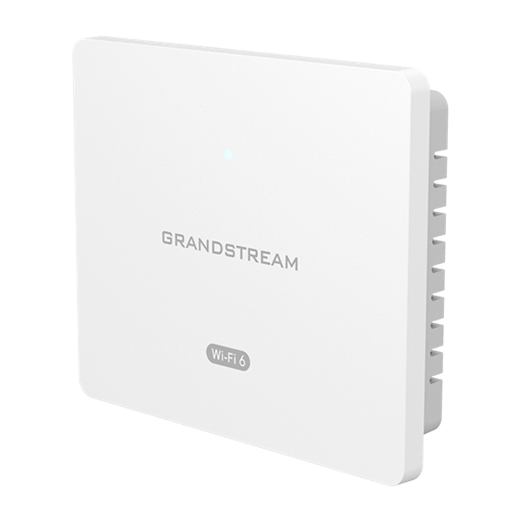 [GWN7604] Grandstream - Punto de Acceso Wi-Fi 6 rendimiento inalámbrico agregado de 3Gbps 2.4GHz 573.5Mbps 2x2:2 MU-MIMO 5GHz 2.4Gbps 3x3:2 MU-MIMO hasta 256 clientes concurrentes cobertura hasta 100 metros 4 puertos Gigabit uno con PoE/PoE+ y 2 con PSE