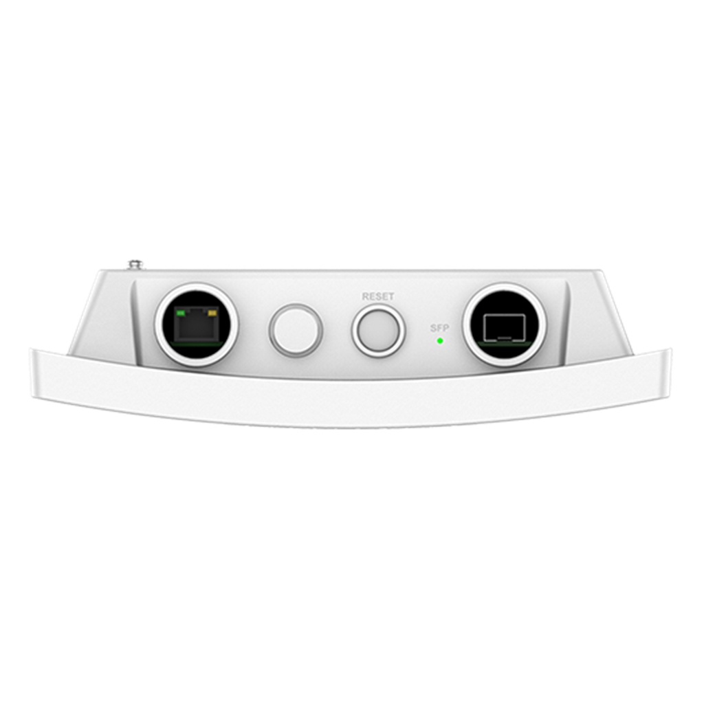 [GWN7660ELR] Grandstream - Punto de Acceso Wi-Fi 6 Exterior 802.11b/g/n/ac/ax rendimiento agregado de 3Gbps doble banda 2x2:2 MIMO hasta 256 clientes concurrentes cobertura hasta 300 metros 1 puerto RJ45 de 1G y 1 puerto SFP de 2.5G PoE 802.3af/at
