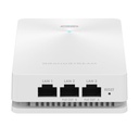 [GWN7661] Grandstream - Punto de Acceso Wi-Fi 6 agregado 1.77Gbps 2.4GHz 573.5Mbps 5GHz 1201Mbps 2x2:2 MU-MIMO 500+ clientes cobertura 100m 4 puertos Gigabit uno con PoE/PoE+ y 2 PSE diseño de pared