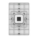 [GWN7661] Grandstream - Punto de Acceso Wi-Fi 6 agregado 1.77Gbps 2.4GHz 573.5Mbps 5GHz 1201Mbps 2x2:2 MU-MIMO 500+ clientes cobertura 100m 4 puertos Gigabit uno con PoE/PoE+ y 2 PSE diseño de pared