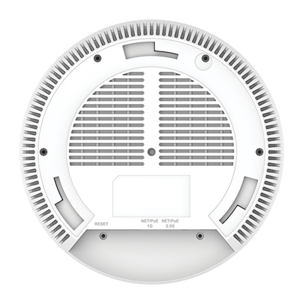 [GWN7662] Grandstream - Punto de Acceso Wi-Fi 6 2.4GHz 2x2:2 MIMO 5GHz 4x4:4 MU-MIMO agregado 5.38Gbps 256 clientes cobertura 175m 1 puerto Gigabit y 1 puerto 2.5G PoE 802.3af/at consumo máximo 16W