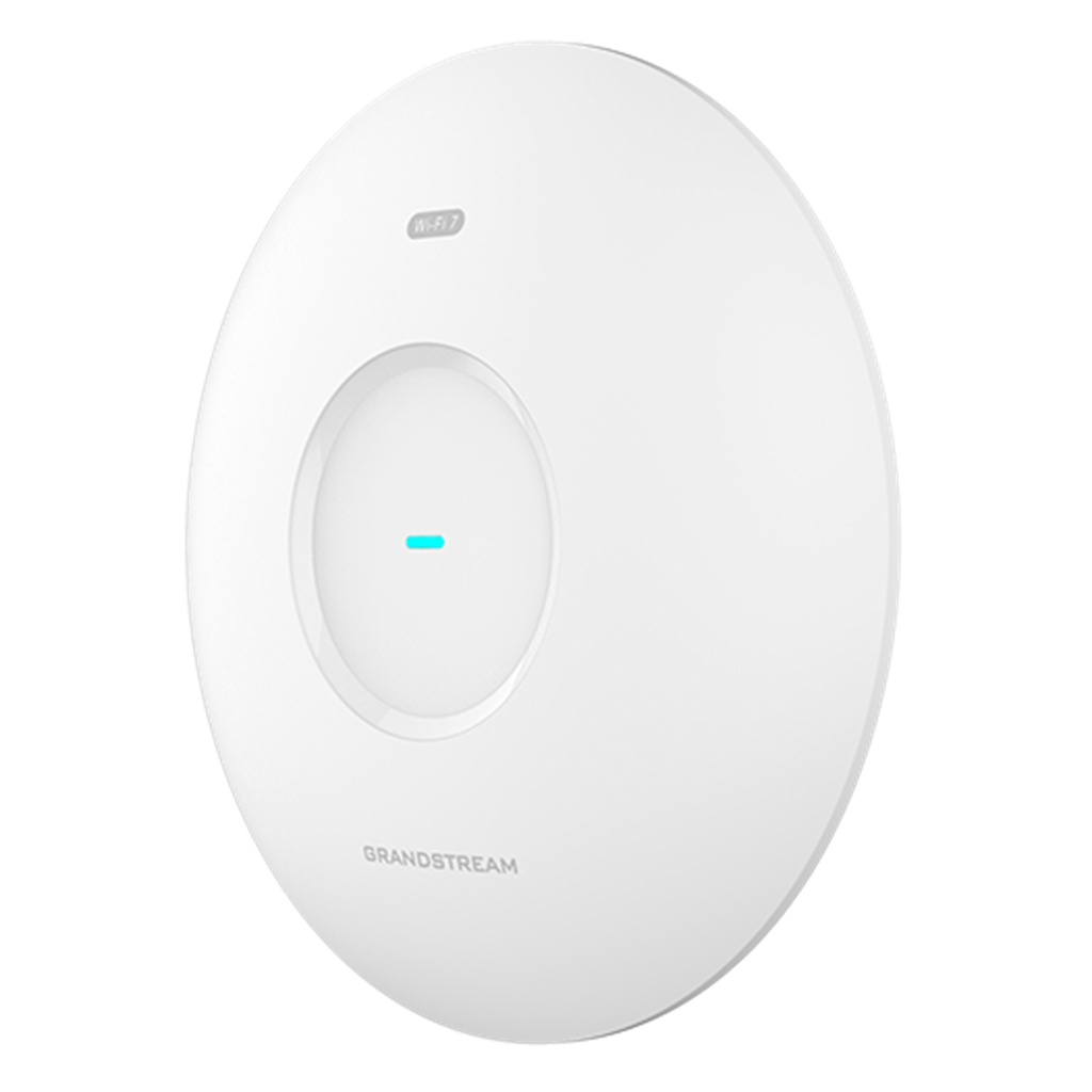 [GWN7670] Grandstream - Punto de Acceso Wi-Fi 7 doble banda 2x2:2 MIMO con MLO 4KQAM MRU y Preamble Puncturing agregado 3.6Gbps 256 clientes cobertura 175m 2 puertos WAN/LAN 2.5G PoE 802.3af/at