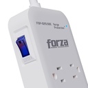 [FSP-821USBC] Forza: Protector Contra Sobretensiones 1625W/2450J 8 Tomas 2 USB-A 1 USB-C 110V/220V