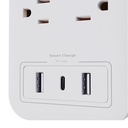 [FSP-821USBC] Forza: Protector Contra Sobretensiones 1625W/2450J 8 Tomas 2 USB-A 1 USB-C 110V/220V