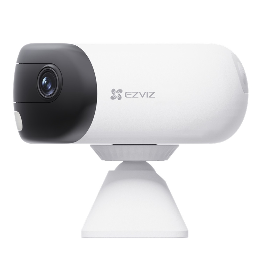 [CS-CB30/SP-R100(5MP+5MP)] Ezviz - Kit Cámara IP Inalámbrica HD 3K Doble Lente [5MP] + [5MP] con Batería Recargable Cobertura Panorámica 180° Base Magnética Exterior/Interior