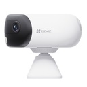 [CS-CB30/SP-R100(5MP+5MP)] Ezviz - Kit Cámara IP Inalámbrica HD 3K Doble Lente [5MP] + [5MP] con Batería Recargable Cobertura Panorámica 180° Base Magnética Exterior/Interior