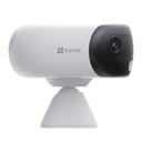 [CS-CB30/SP-R100(5MP+5MP)] Ezviz - Kit Cámara IP Inalámbrica HD 3K Doble Lente [5MP] + [5MP] con Batería Recargable Cobertura Panorámica 180° Base Magnética Exterior/Interior