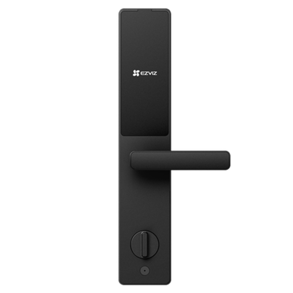 [CS-DL20F-R101-WBCP-BK(5085)] Ezviz - Cerradura Inteligente Wi-Fi + Bluetooth con Reconocimiento Facial 3D y de Venas de la Palma Huella Digital Código Tarjeta y Llave Apertura Remota por App Batería Recargable [Negra]