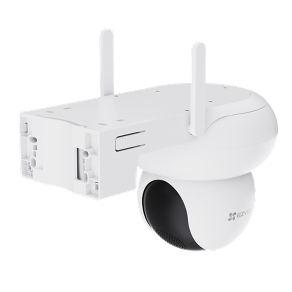 [CS-H90f-R105-8GT5W] Ezviz - Cámara Domo IP PT Inalámbrica HD 3K Triple Lente Wi-Fi Rotatoria Zoom Híbrido 12x Reconocimiento Facial Local Exterior