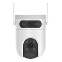 [CS-H9c-R105-8H55WFL4GA] Ezviz - Cámara Domo IP PT Inalámbrica HD 3K Doble Lente [5MP] + [5MP] 4G + Wi-Fi Lentes 2.8mm/6mm Seguimiento Automático Visión Nocturna a Color Audio Bidireccional Exterior