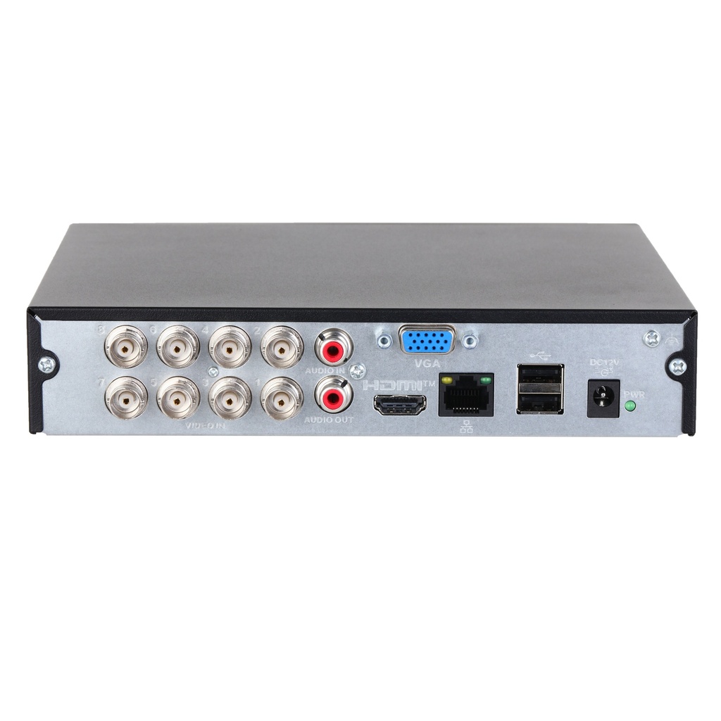 [DH-XVR1B08H-I/T] Dahua - XVR Penta-brid de 8 Canales BNC Audio Bidireccional por Coaxial 1 Bahía SATA [Serie Cooper I]