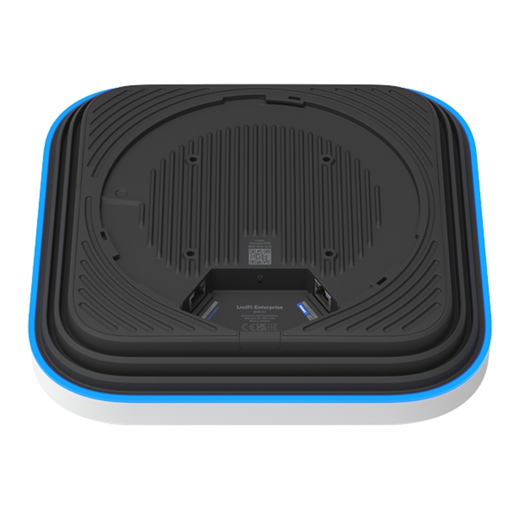 [E7] Ubiquiti - UniFi Enterprise, Punto de Acceso Wi-Fi 7 Tribanda de 10 Flujos, Uplink 10 GbE y Puerto Gigabit Redundante, Alimentación PoE++, MU-MIMO y Gestión Centralizada