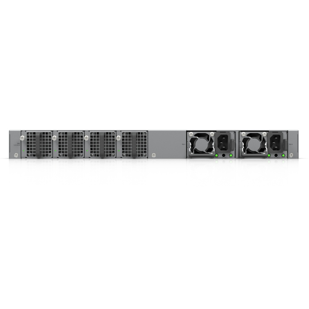 [ECS-48-PoE] Ubiquiti - UniFi Enterprise Campus, Switch Capa 3 con 48 Puertos PoE+++ de Hasta 90 W: 32 de 10 GbE + 16 de 2,5 GbE, 4 SFP28 de 25G, Etherlighting y Fuentes Redundantes