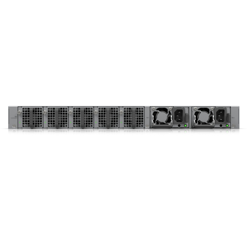 [ECS-Aggregation] Ubiquiti - UniFi Enterprise Campus, Switch de Agregación Capa 3 con 48 SFP28 de 25G + 6 QSFP28 de 100G, Conmutación de 3,6 Tbps, MC-LAG y Doble Fuente Hot-Swap