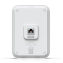 [U7-IW] Ubiquiti - UniFi In-Wall, Punto de Acceso Wi-Fi 7 de Pared, Doble Banda 2,4/5 GHz, 4 Flujos, 3 Puertos 2,5 GbE con Entrada y Salida PoE+, Cobertura de 115 m²