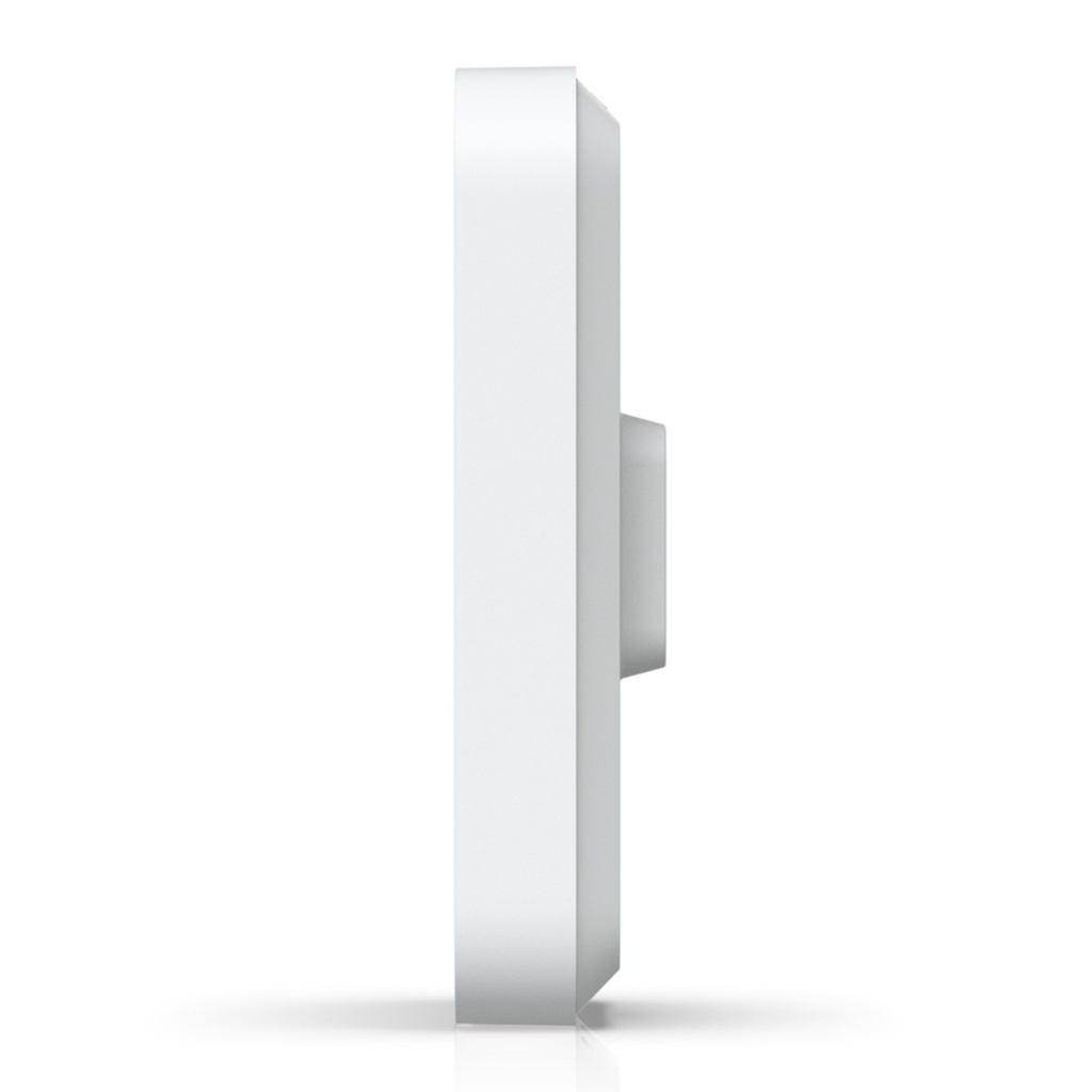 [U7-IW] Ubiquiti - UniFi In-Wall, Punto de Acceso Wi-Fi 7 de Pared, Doble Banda 2,4/5 GHz, 4 Flujos, 3 Puertos 2,5 GbE con Entrada y Salida PoE+, Cobertura de 115 m²