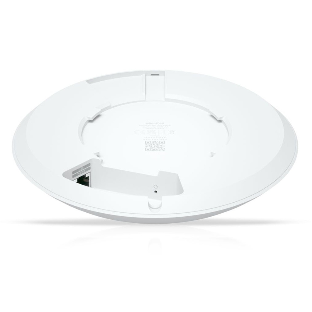 [U7-LR] Ubiquiti - UniFi Long-Range, Punto de Acceso Wi-Fi 7 de Largo Alcance, Doble Banda 2,4/5 GHz, 5 Flujos, Puerto 2,5 GbE, Alimentación PoE y Cobertura de 160 m²