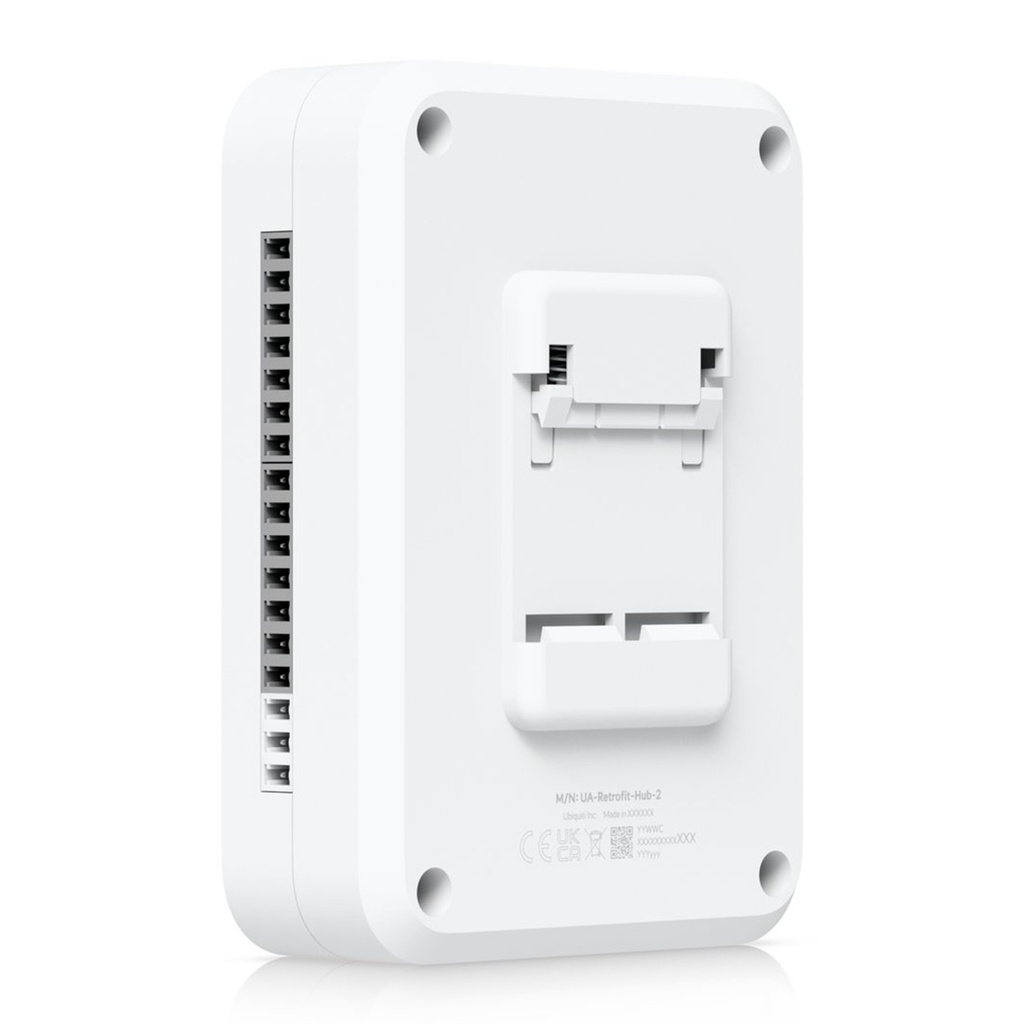 [UA-Retrofit-Hub-2] Ubiquiti - UniFi Access, Controlador Retrofit para 2 Puertas y Hasta 10.000 Usuarios, Compatible con Lectores Wiegand, 2 Puertos Ethernet, Relés para Cerraduras y Montaje DIN
