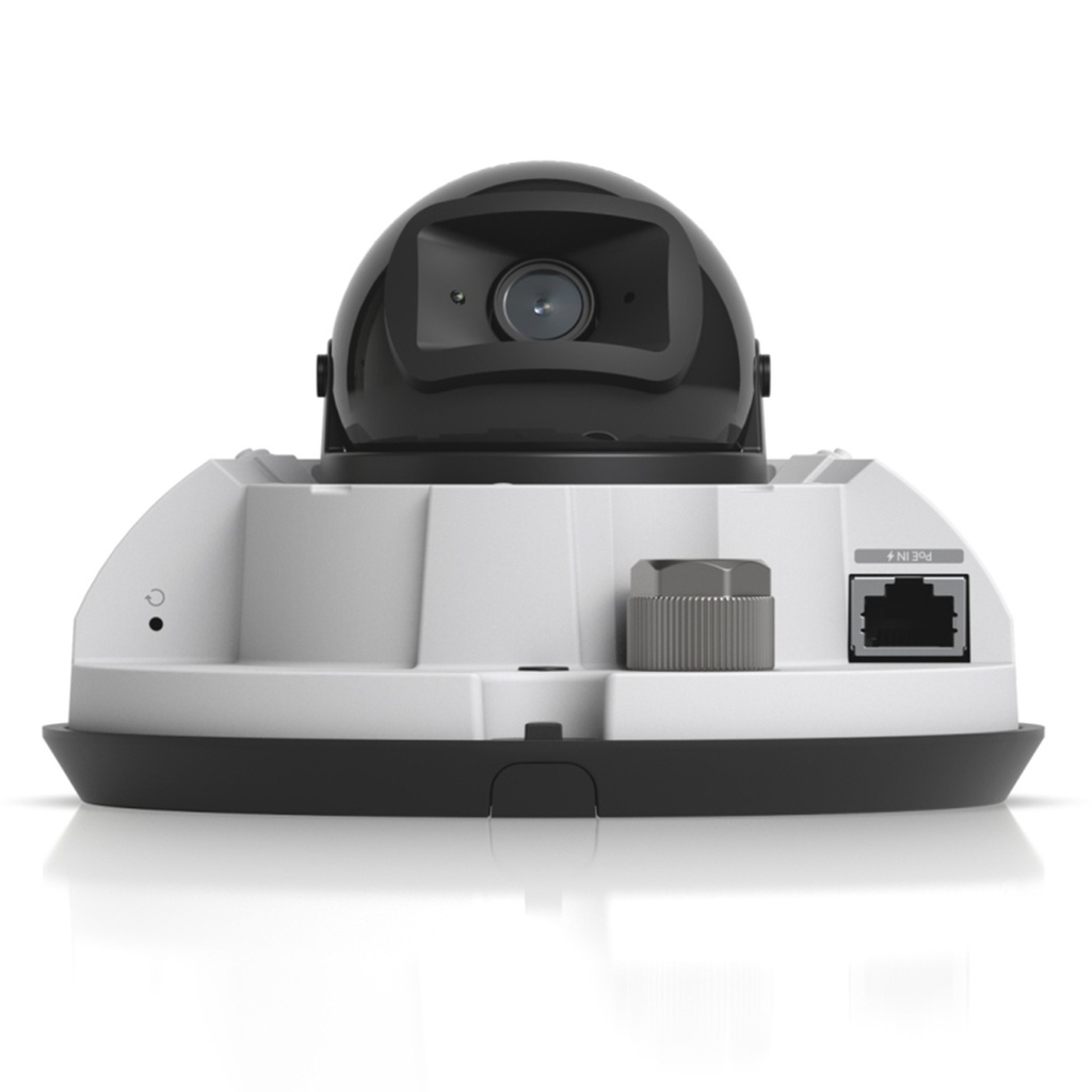 [UVC-G6-Dome-W] Ubiquiti - UniFi Protect G6 Dome, Cámara Domo 4K [8MP] con Sensor de 1/1,8 pulgadas, IR de 30 m, Reconocimiento Facial y de Matrículas, Micrófono, PoE y Protección IP66/IK10
