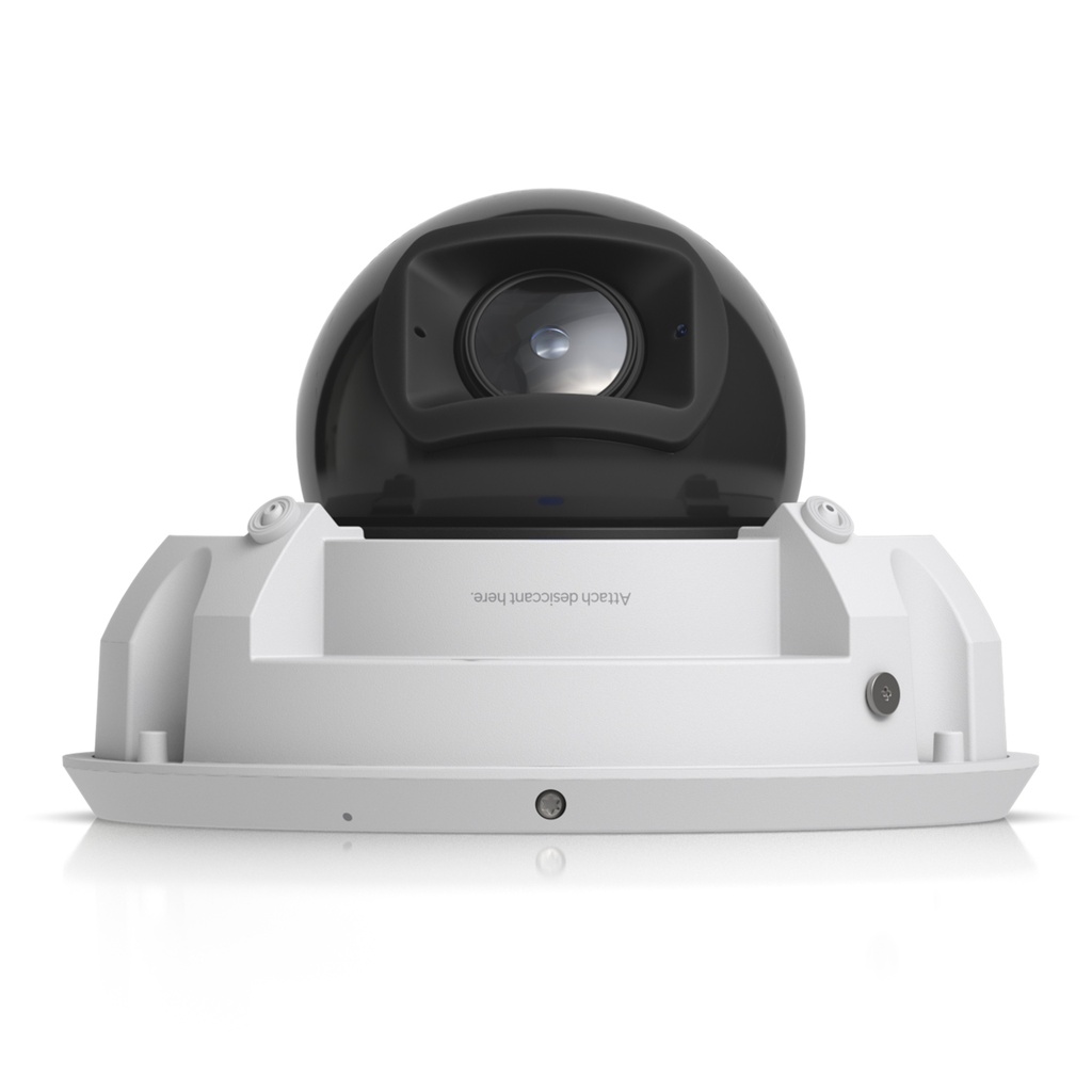 [UVC-G6-Pro-Dome-W] Ubiquiti - UniFi Protect G6 Pro Dome, Cámara Domo 4K [8MP] con Sensor de 1/1,2 pulgadas, Zoom Óptico 2,36x, IR de 40 m, Reconocimiento Facial y de Matrículas, PoE+ e IP66/IK10