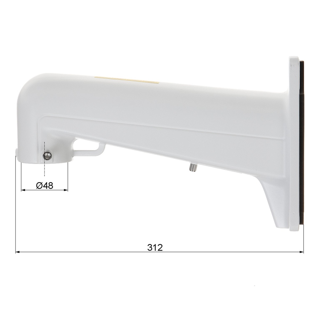(DS-1602ZJ) Hikvision - Base de Pared para Domo PTZ