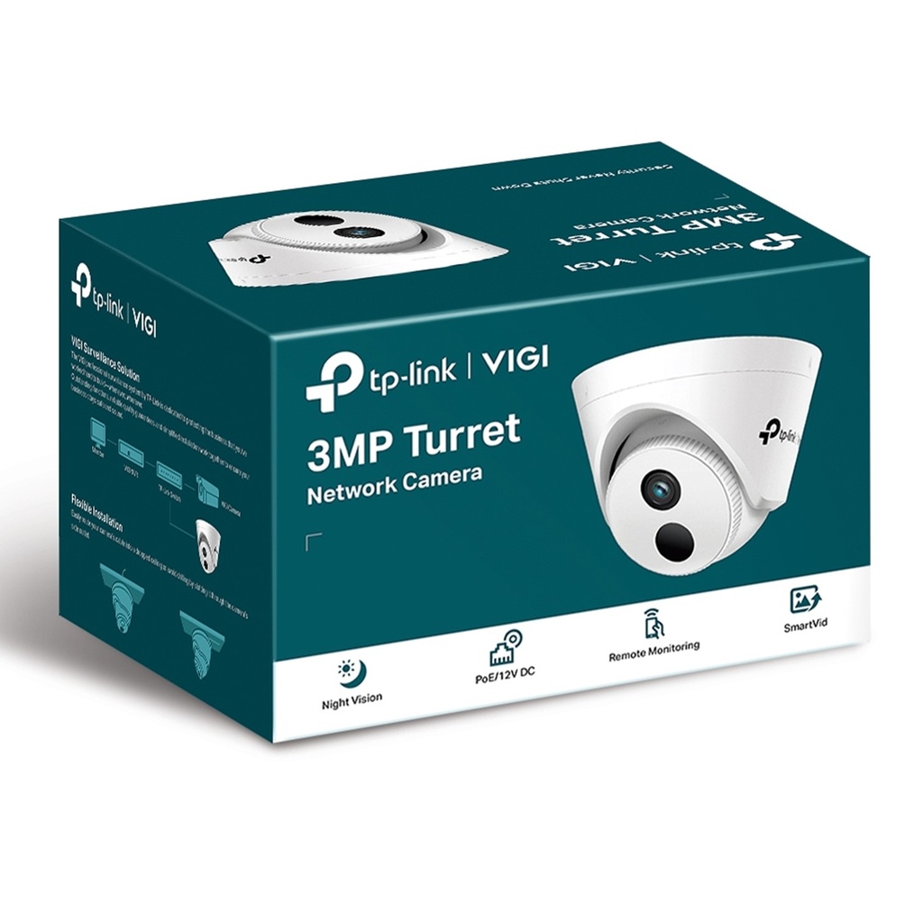 (C400HP-2.8) Vigi by TP-Link - Camara Domo IP POE HD (3MP) Lente 2.8mm