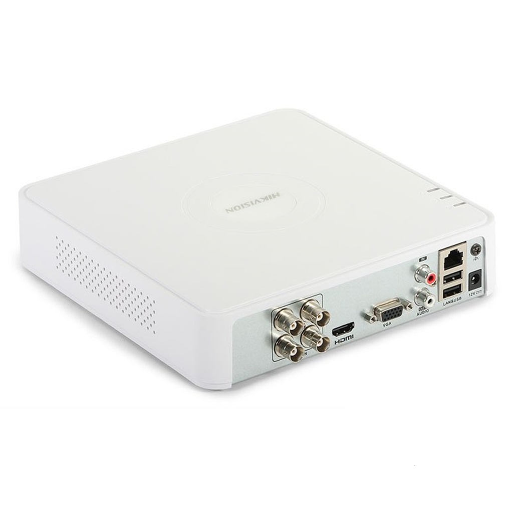 (iDS-7104HQHI-M1/S) Hikvision - DVR Hikvision 2K (4MP) Pentahibrido AcuSense 4 Canales TurboHD + 2 Canales IP