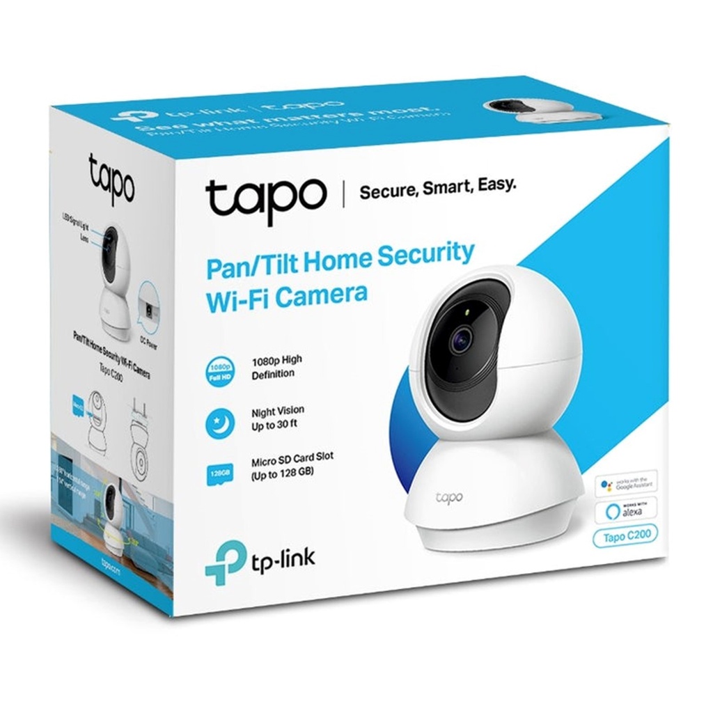 (C210) Tapo by TP-Link - Camara HD (3MP) WiFi Rotatoria 360°