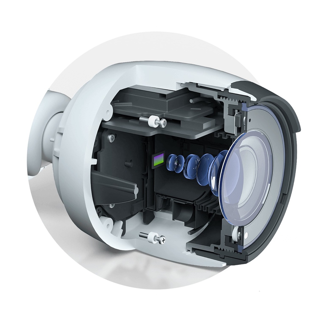 (UVC-G4-PRO) Ubiquiti - Cámara IP UniFi G4 PRO Ultra HD 4K para Interior/Exterior IP67 con Micrófono y Vista Nocturna PoE 802.3af/at