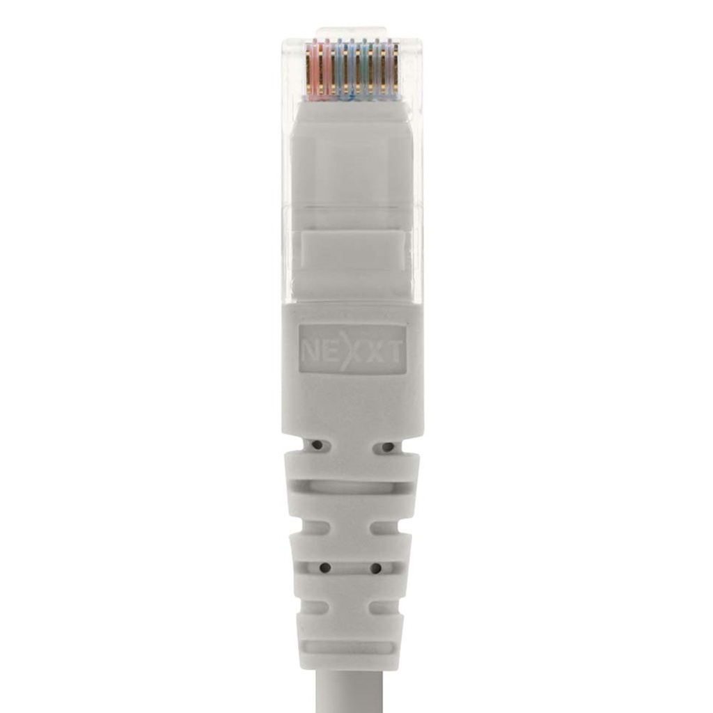 (AB361NXT01) Nexxt - Patch Cord Multifilar UTP Categoria 6 Gris 24AWG Revestimiento CM (90cm/3ft) (Unidad)