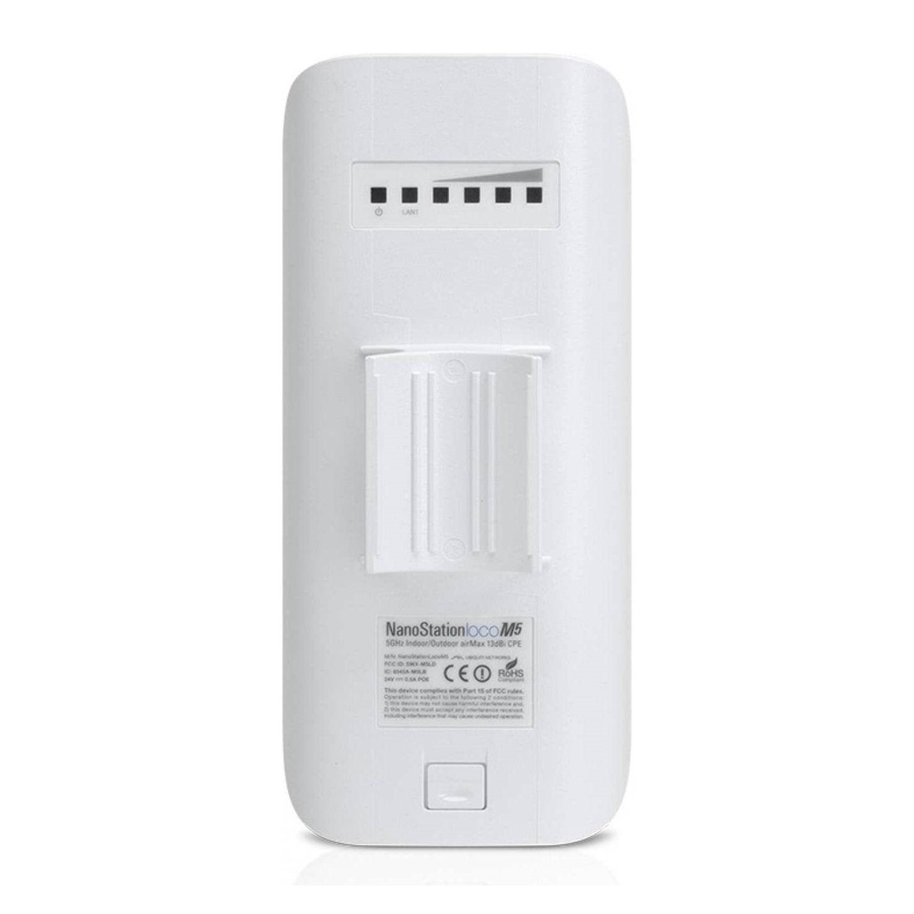 (LOCOM5) Ubiquiti - NanoStation airMAX locoM5 CPE 150 Mbps 5 GHz 13dBi