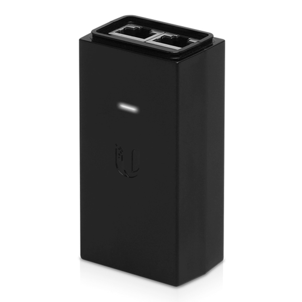 (POE-24-12W) Ubiquiti - Adaptador POE Ubiquiti de 24 VDC 0.5 A Compatible con airGatewayks (Negro)