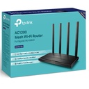 (C6-ARCHER) TP-Link - Router Inalambrico WiFi Doble Banda AC1200 MU-MIMO 4 Antenas