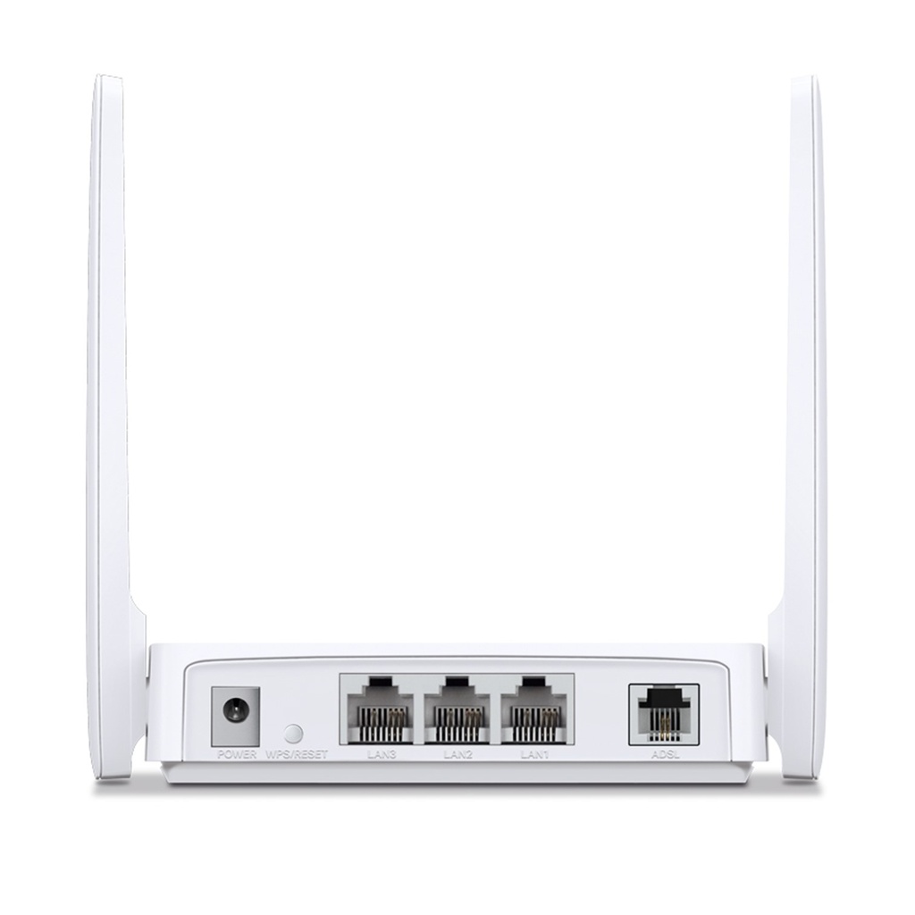 (MW300D) Mercusys - Módem Router Inalambrico WiFi ADSL2+ N 300Mbps 2 Antenas 5dBi