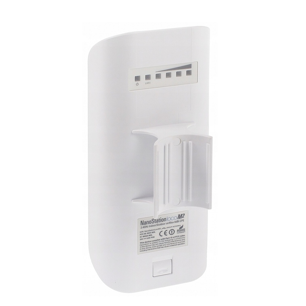 (LOCOM2) Ubiquiti - NanoStation airMAX locoM2 CPE 150 Mbps 2 GHz 8dBi