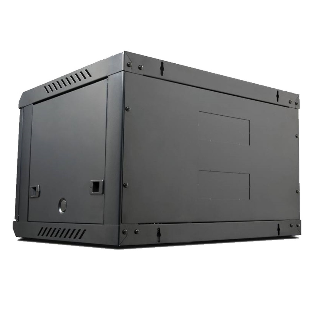 (WM6406) Onlink - Rack de Pared Cerrado Fijo 6U 600x 450mm con Puerta de Vidrio